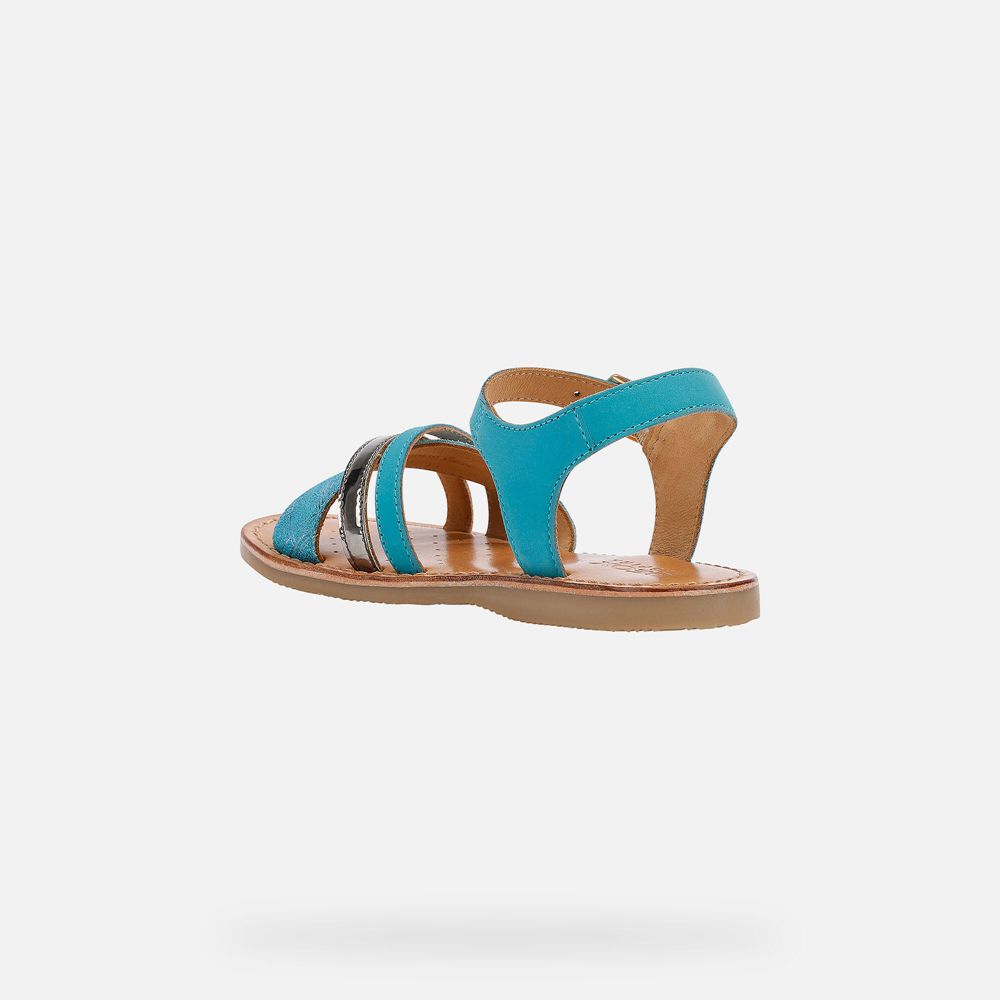 Sandalias Geox Menina Turquesa - Eolie - JQCPD5791